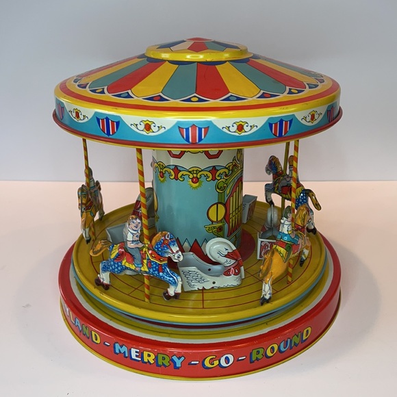 J Chein & Co Musical Merry Go Round - Picture 13 of 17